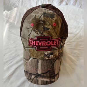 Camo and Pink Chevrolet Hat